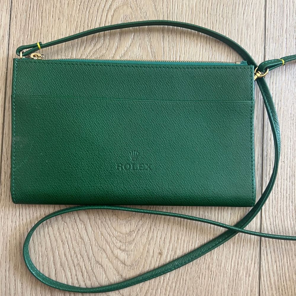Rolex Leather Purse Handbag Authentic Original Very Rare